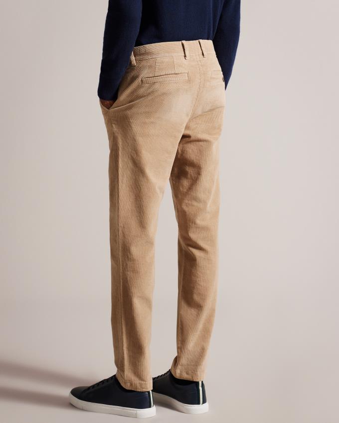 Pantalon Ted Baker Camburn Fit Corduroy Grise Marron Homme | XUH-95467084